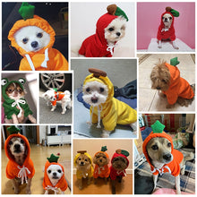 Load image into Gallery viewer, Warm Dog Winter Clothes Cute Fruit Dog Coat Hoodies Fleece Pet Dogs Costume Jacket for French Bulldog Chihuahua Ropa Para Perro
